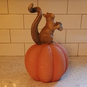 Martha Stewart Fall Squirrel Pumpkin Decor